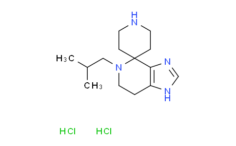 CAS No. 2109188-94-3, 5-Isobutyl-1,5,6,7-tetrahydrospiro[imidazo[4,5-c]pyridine-4,4'-piperidine] dihydrochloride
