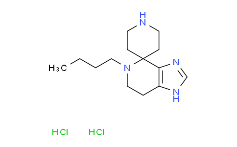 CAS No. 2109439-79-2, 5-Butyl-1,5,6,7-tetrahydrospiro[imidazo[4,5-c]pyridine-4,4'-piperidine] dihydrochloride