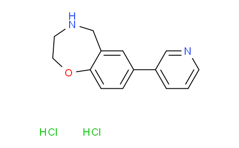 CAS No. 2109576-41-0, 7-Pyridin-3-yl-2,3,4,5-tetrahydro-1,4-benzoxazepine dihydrochloride
