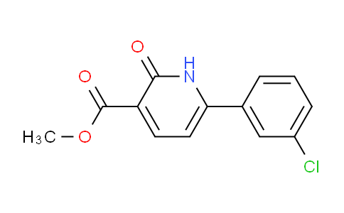 CAS No. 2120828-58-0, Methyl 6-(3-chlorophenyl)-2-oxo-1,2-dihydropyridine-3-carboxylate