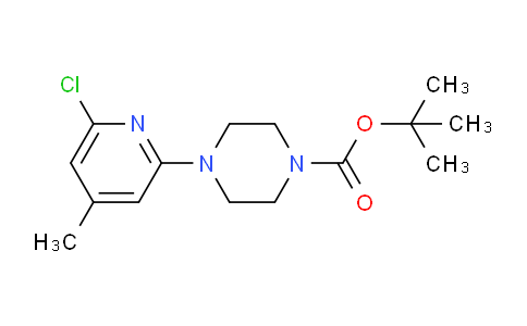 CAS No. 2140305-50-4, tert-Butyl 4-(6-chloro-4-methylpyridin-2-yl)piperazine-1-carboxylate