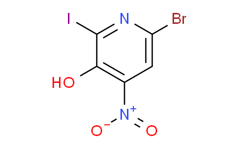 CAS No. 2140305-60-6, 6-bromo-2-iodo-4-nitropyridin-3-ol