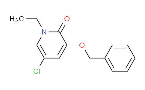 CAS No. 2140305-66-2, 3-(Benzyloxy)-5-chloro-1-ethylpyridin-2-one