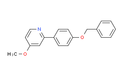 CAS No. 2140305-85-5, 2-(4-Benzyloxyphenyl)-4-methoxypyridine