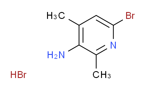 CAS No. 2140305-91-3, 6-Bromo-2,4-dimethylpyridin-3-amine hydrobromide