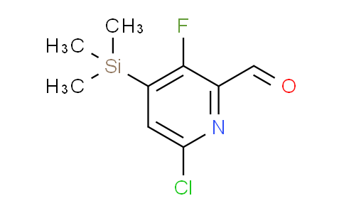 CAS No. 2140305-97-9, 6-Chloro-3-fluoro-4-(trimethylsilyl)pyridine-2-carbaldehyde