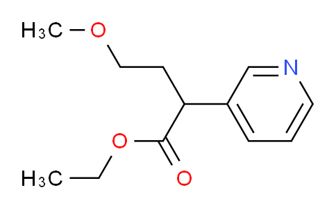 CAS No. 2140317-13-9, Ethyl 4-methoxy-2-(pyridin-3-yl)butanoate