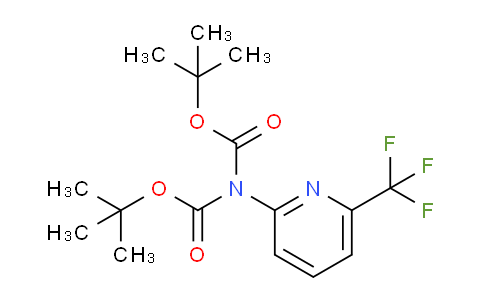 CAS No. 2140326-19-6, tert-Butyl N-[(tert-butoxy)carbonyl]-N-[6-(trifluoromethyl)pyridin-2-yl]carbamate