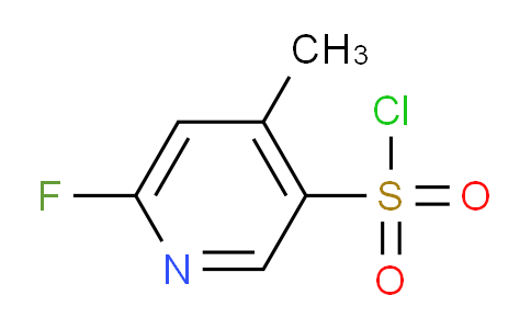 CAS No. 2166649-66-5, 6-Fluoro-4-methyl-pyridine-3-sulfonyl chloride