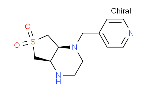 CAS No. 2173052-98-5, (4Ar,7as)-1-(pyridin-4-ylmethyl)octahydrothieno[3,4-b]pyrazine 6,6-dioxide