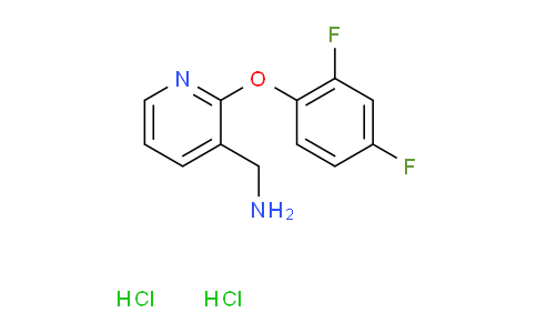 CAS No. 2173093-05-3, 1-[2-(2,4-Difluorophenoxy)pyridin-3-yl]methanamine dihydrochloride