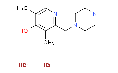 CAS No. 2173099-12-0, 3,5-Dimethyl-2-(piperazin-1-ylmethyl)pyridin-4-ol dihydrobromide