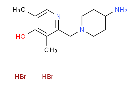 CAS No. 2173101-29-4, 2-[(4-Aminopiperidin-1-yl)methyl]-3,5-dimethylpyridin-4-ol dihydrobromide