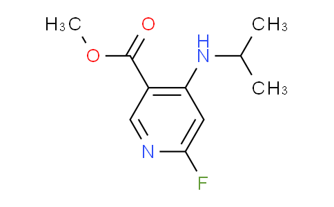 CAS No. 2187434-95-1, Methyl 6-fluoro-4-(isopropylamino)pyridine-3-carboxylate