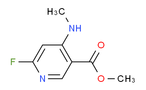 CAS No. 2187435-19-2, Methyl 6-fluoro-4-(methylamino)pyridine-3-carboxylate