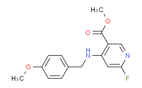 CAS No. 2187435-47-6, Methyl 4-(4-methoxybenzylamino)-6-fluoropyridine-3-carboxylate