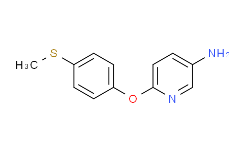 CAS No. 219865-95-9, 6-[4-(Methylsulfanyl)phenoxy]pyridin-3-amine