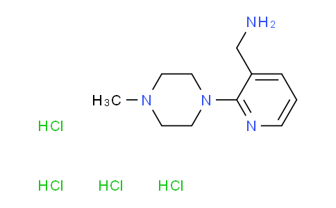 CAS No. 2199248-02-5, 1-[2-(4-Methylpiperazin-1-yl)pyridin-3-yl]methanamine tetrahydrochloride