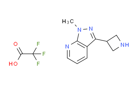 CAS No. 2201364-76-1, 3-Azetidin-3-yl-1-methyl-1h-pyrazolo[3,4-b]pyridine trifluoroacetate