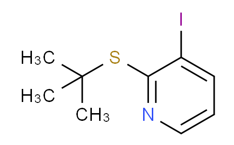 CAS No. 2203194-88-9, 2-tert-Butylsulfanyl-3-iodo-pyridine