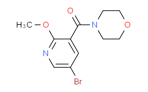 CAS No. 2205505-42-4, (5-Bromo-2-methoxy-pyridin-3-yl)-morpholin-4-yl-methanone