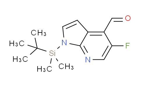 CAS No. 2222512-02-7, 1-(tert-Butyldimethylsilyl)-5-fluoropyrrolo[2,3-b]pyridine-4-carbaldehyde