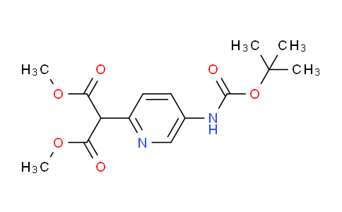 CAS No. 2222512-14-1, 1,3-Dimethyl 2-(5-{[(tert-butoxy)carbonyl]amino}pyridin-2-yl)propanedioate