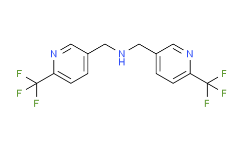 CAS No. 2222512-30-1, bis({[6-(Trifluoromethyl)pyridin-3-yl]methyl})amine