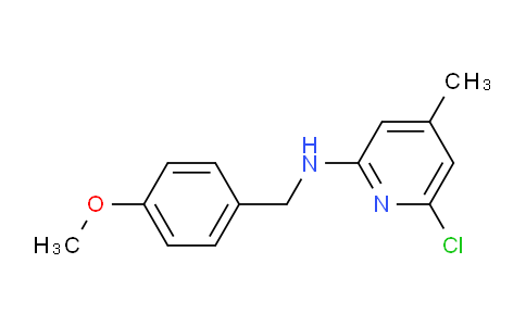 CAS No. 2237235-32-2, 6-Chloro-N-[(4-methoxyphenyl)methyl]-4-methylpyridin-2-amine