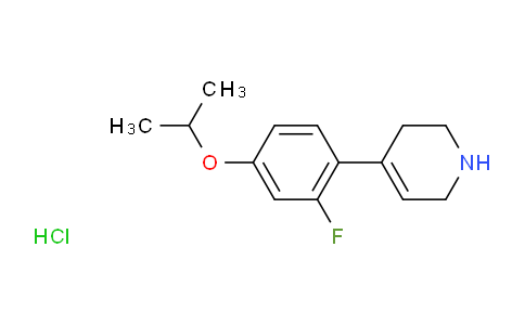 CAS No. 2270905-41-2, 4-(2-Fluoro-4-isopropoxy-phenyl)-1,2,3,6-tetrahydro-pyridine hydrochloride