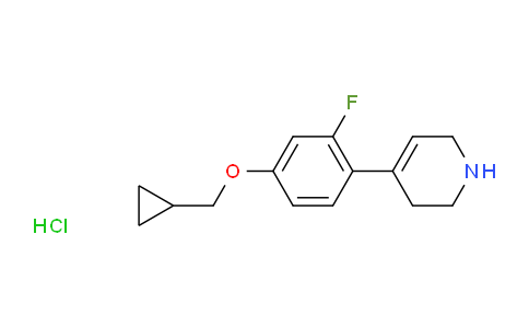 CAS No. 2270906-22-2, 4-(4-Cyclopropylmethoxy-2-fluoro-phenyl)-1,2,3,6-tetrahydro-pyridine hydrochloride