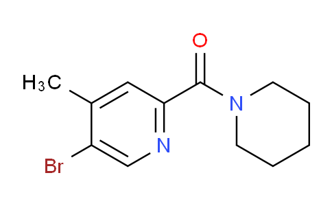 CAS No. 2270907-19-0, (5-Bromo-4-methyl-pyridin-2-yl)-piperidin-1-yl-methanone