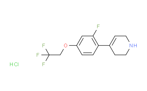 CAS No. 2270913-18-1, 4-[2-Fluoro-4-(2,2,2-trifluoro-ethoxy)-phenyl]-1,2,3,6-tetrahydro-pyridine hydrochloride