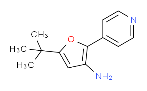 CAS No. 227623-29-2, 5-tert-Butyl-2-(pyridin-4-yl)furan-3-amine