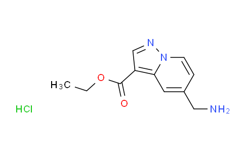 CAS No. 2279124-47-7, Ethyl 5-(aminomethyl)pyrazolo[1,5-a]pyridine-3-carboxylate hydrochloride