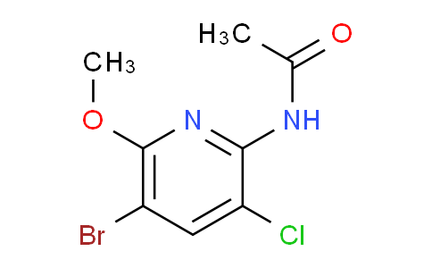 CAS No. 2288708-61-0, 2-Acetamido-5-bromo-3-chloro-6-methoxypyridine