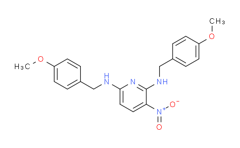 CAS No. 2288709-14-6, 2-N,6-N-bis[(4-methoxyphenyl)methyl]-3-nitropyridine-2,6-diamine