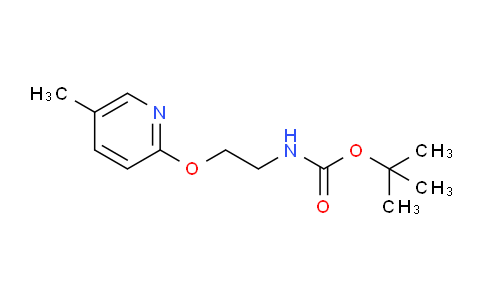 CAS No. 2288709-84-0, tert-Butyl N-{2-[(5-methylpyridin-2-yl)oxy]ethyl}carbamate