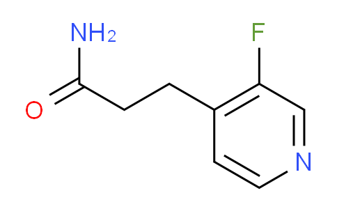 CAS No. 2288710-14-3, 3-(3-Fluoropyridin-4-yl)propanamide