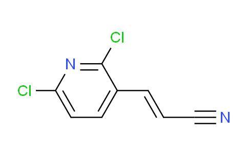 CAS No. 2288716-10-7, (2E)-3-(2,6-Dichloropyridin-3-yl)prop-2-enenitrile