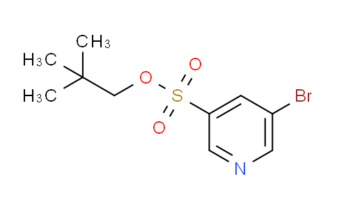 CAS No. 2365419-14-1, 2,2-Dimethylpropyl 5-bromopyridine-3-sulfonate