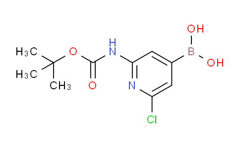 CAS No. 2377606-18-1, 2-(t-Butoxycarbonylamino)-6-chloropyridine-4-boronic acid