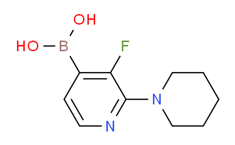 CAS No. 2377606-55-6, 3-Fluoro-2-piperidinopyridine-4-boronic acid