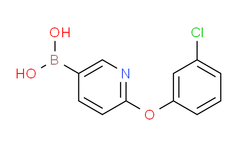 CAS No. 2377611-32-8, 2-(3-Chlorophenoxy)pyridine-5-boronic acid