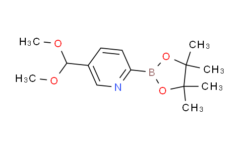 CAS No. 2377611-70-4, 5-(Dimethoxymethyl)pyridine-2-boronic acid pinacol ester