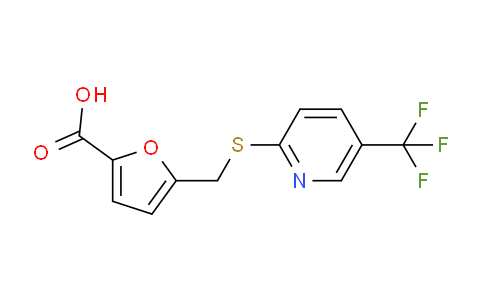 CAS No. 238742-86-4, 2-(5-Carboxyfurfurylthio)-5-(trifluoromethyl)pyridine