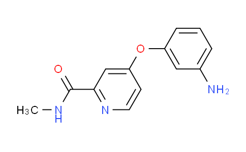 CAS No. 284462-78-8, 4-(3-Aminophenoxy)-n-methylpyridine-2-carboxamide