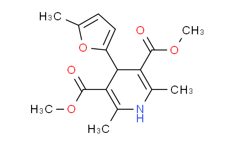CAS No. 296266-88-1, Dimethyl 2,6-dimethyl-4-(5-methyl-2-furyl)-1,4-dihydropyridine-3,5-dicarboxylate