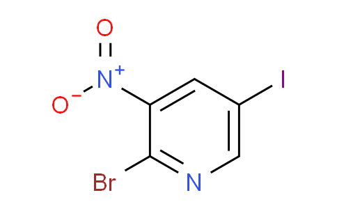 CAS No. 426463-20-9, 2-Bromo-5-iodo-3-nitropyridine