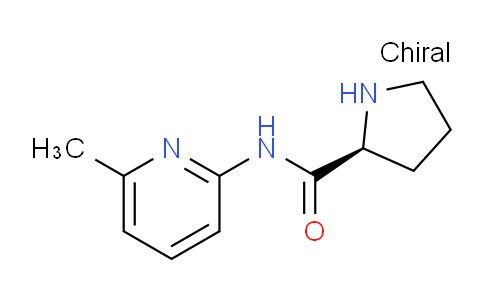 CAS No. 478912-51-5, (2S)-N-(6-Methylpyridin-2-yl)pyrrolidine-2-carboxamide